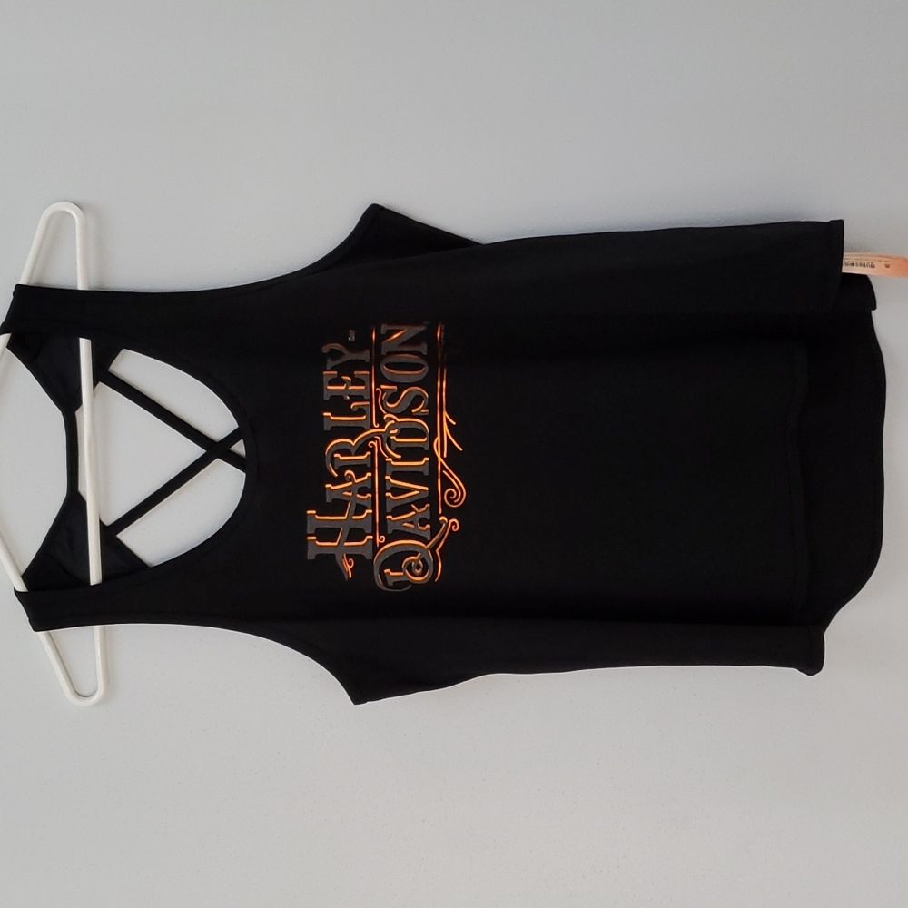 Black Harley Davidson tank top
